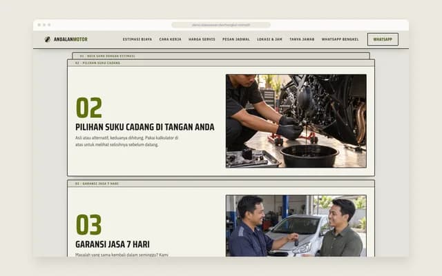 Kartu janji menumpuk