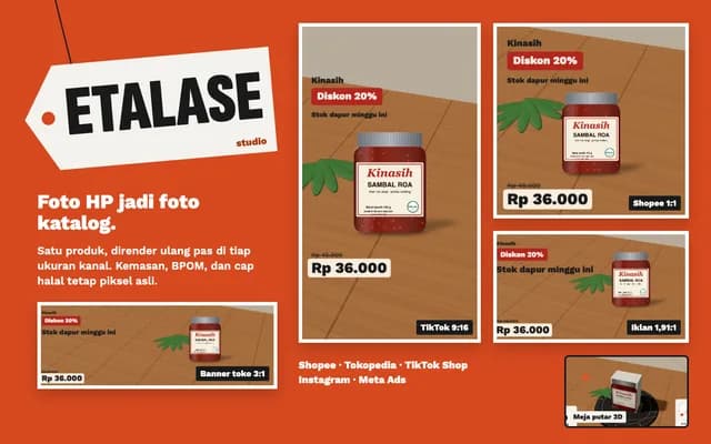 Etalase Studio — Sampul