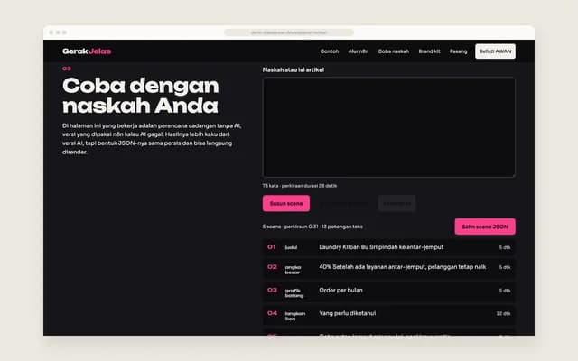 Coba naskah sendiri