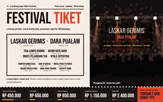 Festival Tiket — Sampul