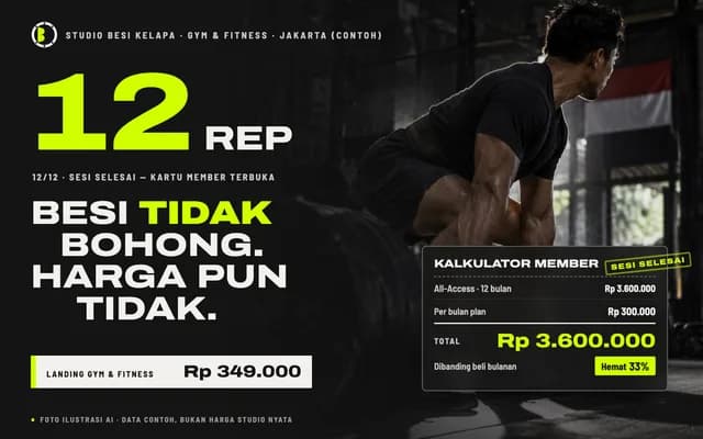 Studio Besi Kelapa — Sampul