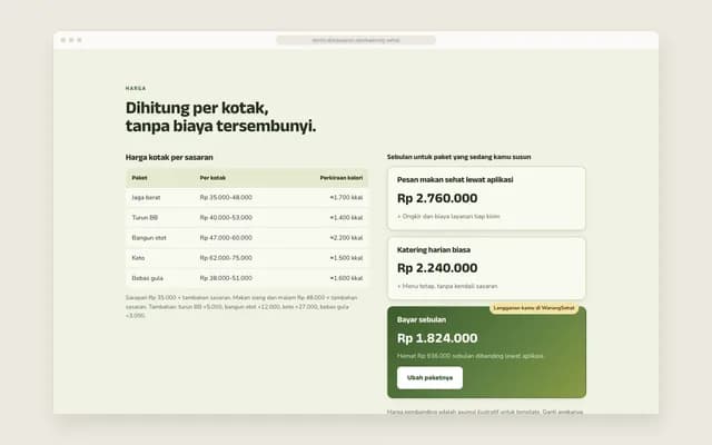 Harga dan pembanding