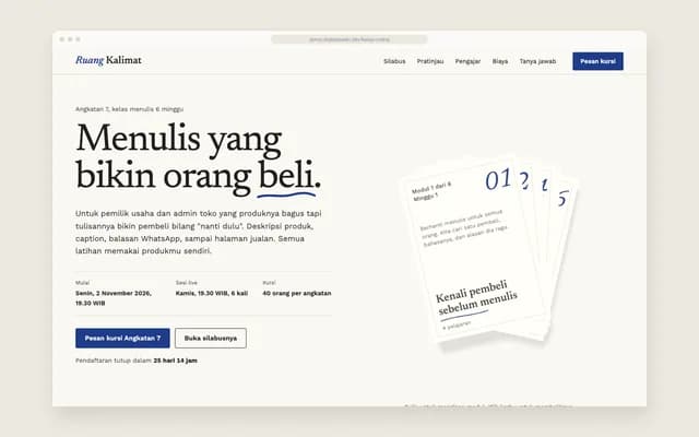 Hero dan kipas modul
