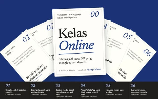 Kelas Online — Sampul