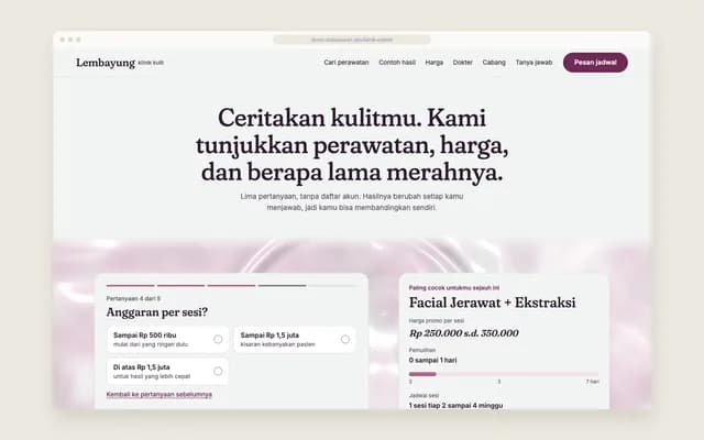 Kuis dan panel hasil
