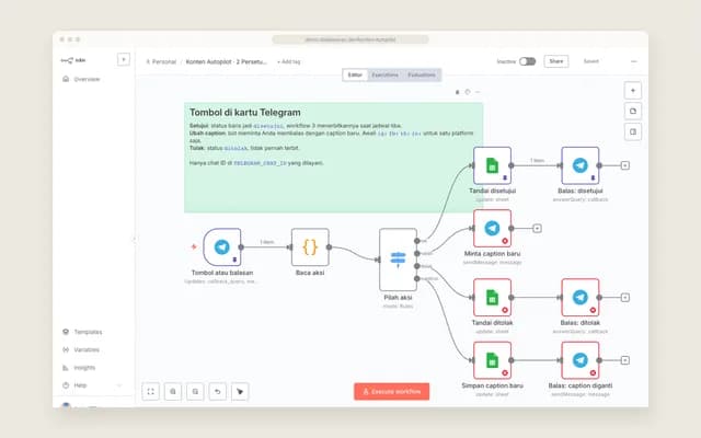 Workflow 2 di n8n