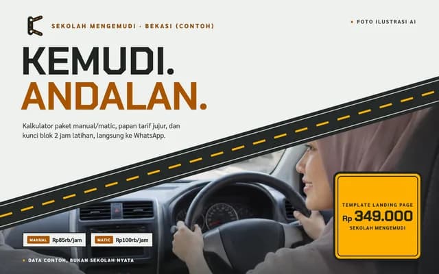 Sekolah Kemudi Andalan — Sampul
