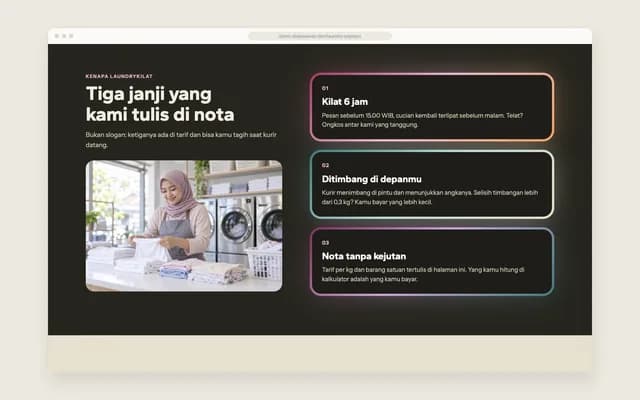 Tiga janji bercahaya