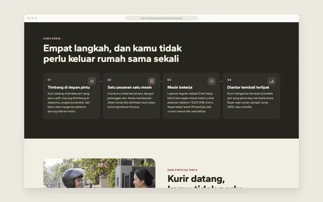 Cara kerja empat tahap