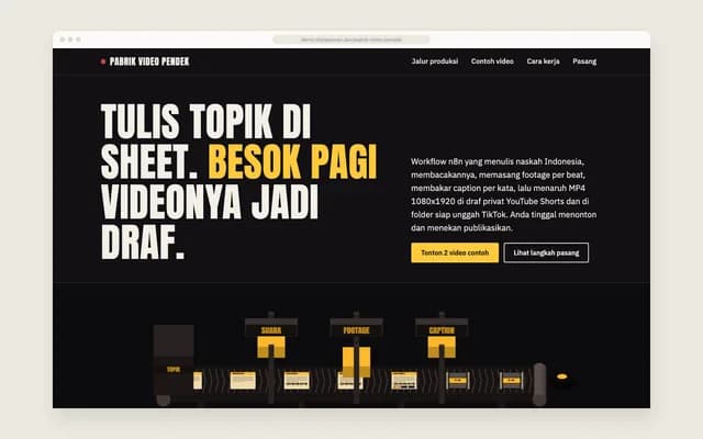 Beranda dengan ban berjalan 3D
