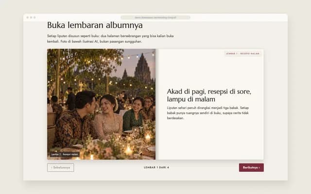 Album contoh, lembar 1