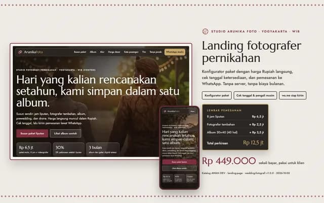 Studio Arunika Foto — Sampul